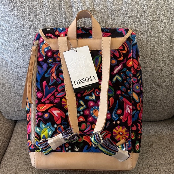 Consuela Colorful Patterned Backpack - Picture 2 of 2